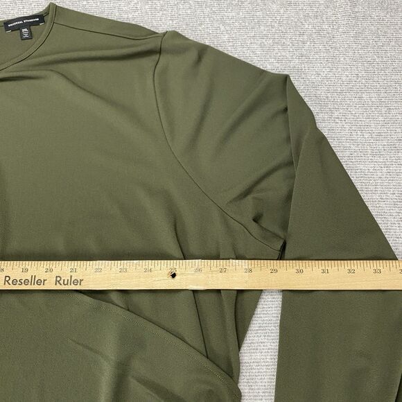 Universal Standard Womens Side Cinch Keyhole Blouse Size 2XL Green - Picture 13 of 15